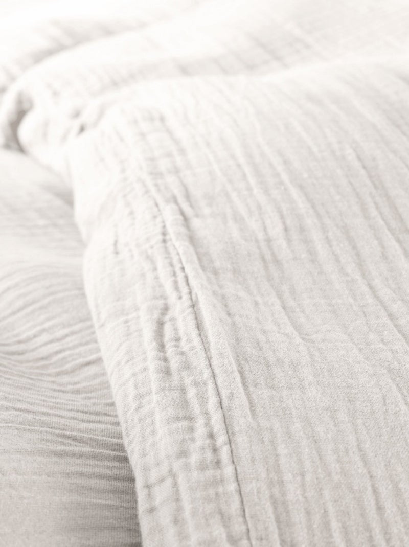 Set letto in garza di cotone Douceur d'Intérieur Bianco - Kiabi