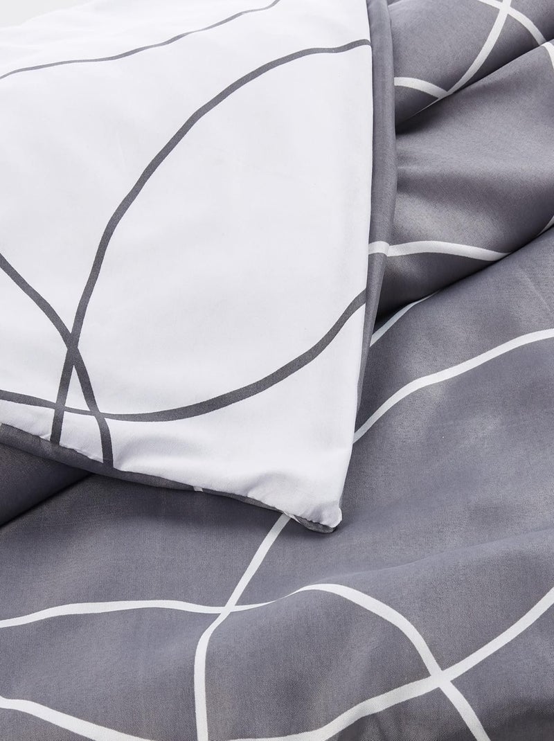 Set letto in Microfibra Elton Douceur d'Intérieur Grigio - Kiabi