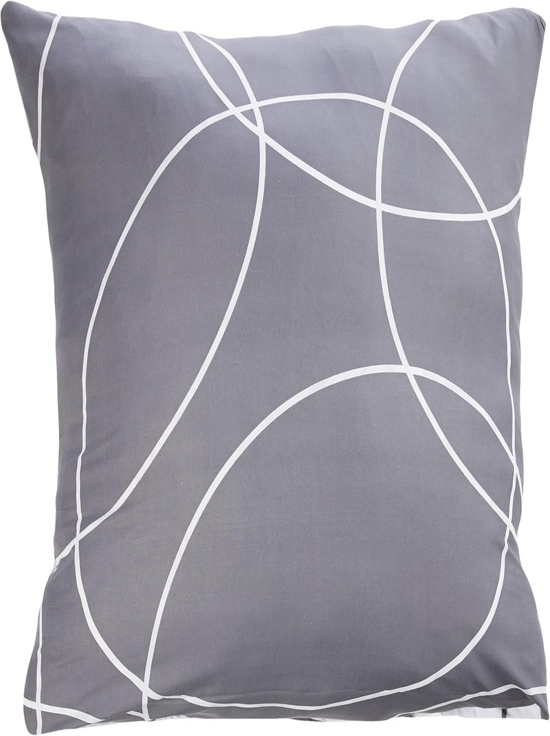 Set letto in Microfibra Elton Douceur d'Intérieur Grigio - Kiabi