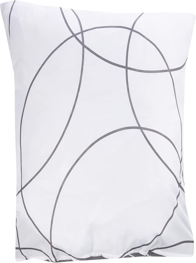 Set letto in Microfibra Elton Douceur d'Intérieur Grigio scuro - Kiabi