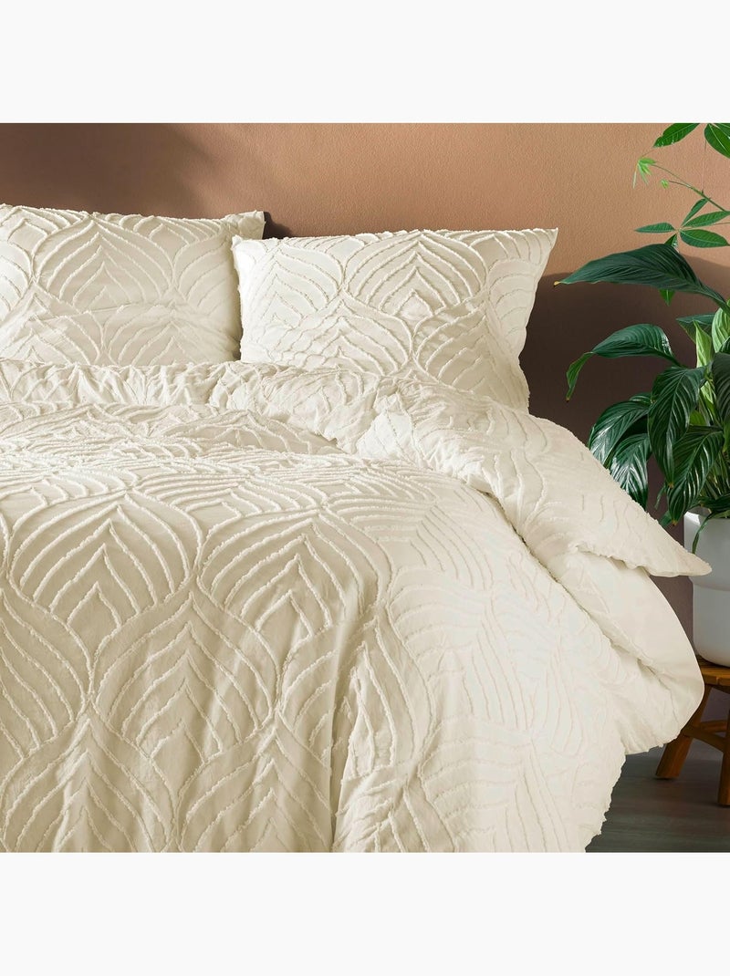 Set letto in Microfibra Heltie Douceur d'Intérieur Beige chiaro - Kiabi