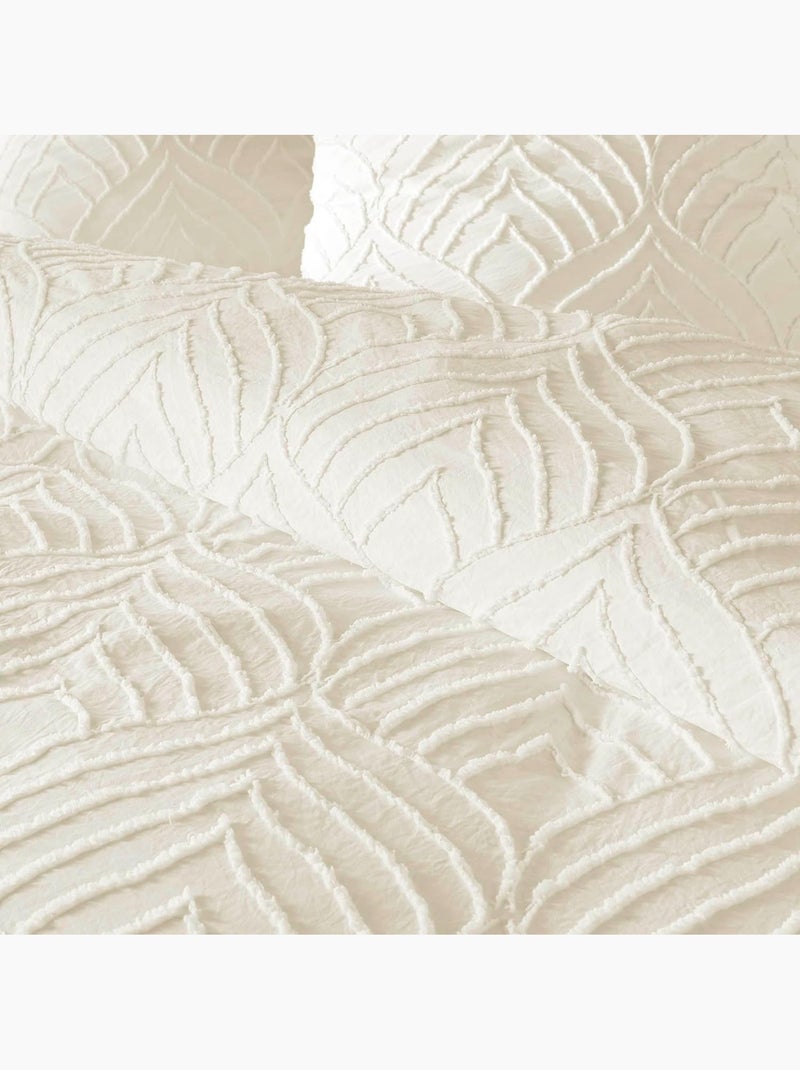 Set letto in Microfibra Heltie Douceur d'Intérieur Beige chiaro - Kiabi