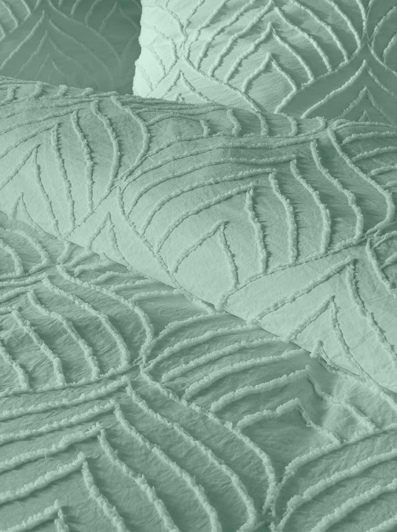 Set letto in Microfibra Heltie PROMO LINGE Verde - Kiabi