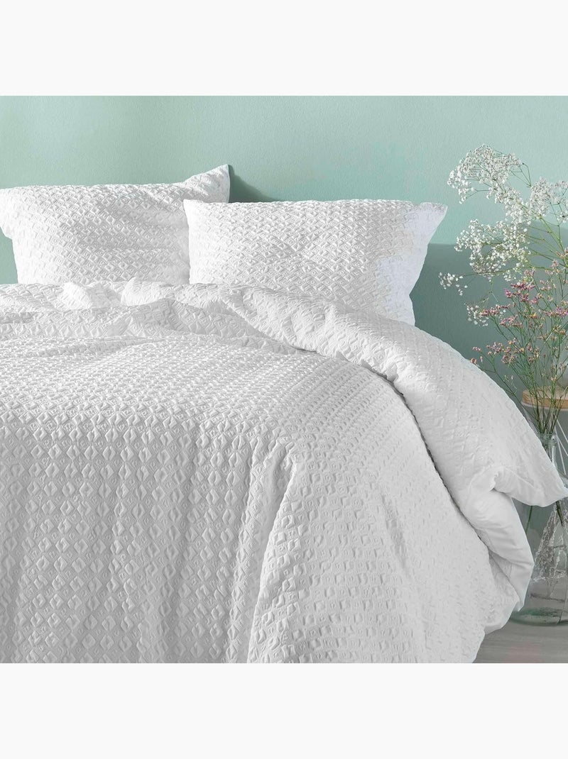 Set letto in Microfibra Litea Douceur d'Intérieur Bianco - Kiabi