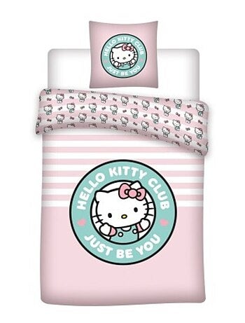 Set letto in Microfibra PROMO LINGE Hello Kitty