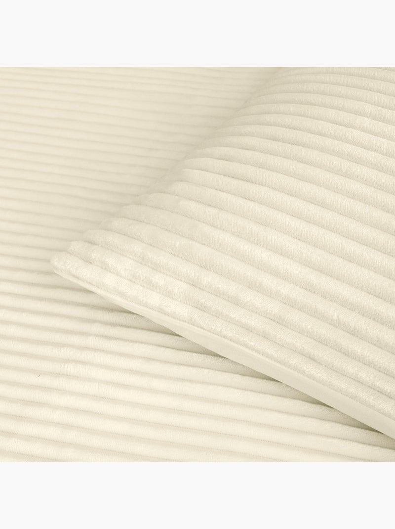 Set letto in poliestere flanelle douceur d'intérieur Beige grigio - Kiabi