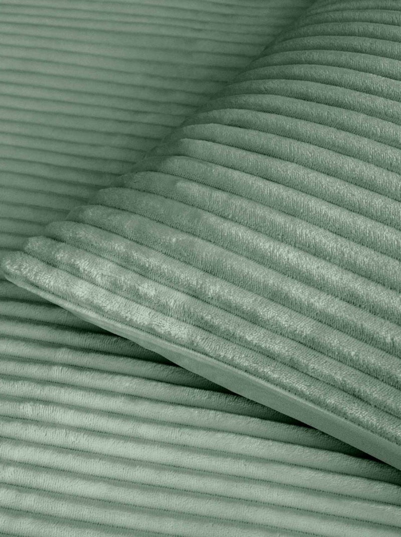 Set letto in poliestere flanelle douceur d'intérieur Verde - Kiabi
