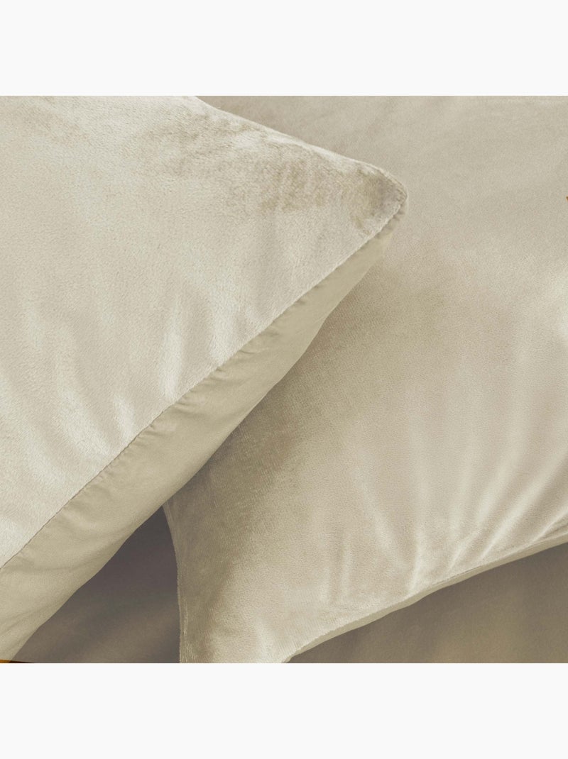 Set letto in Poliestere VELINA Douceur d'Intérieur Beige grigio - Kiabi