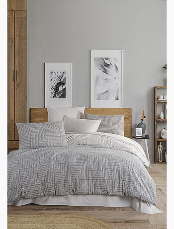 Set letto matrimoniale +2 federe 65x65 cm flanella di cotone