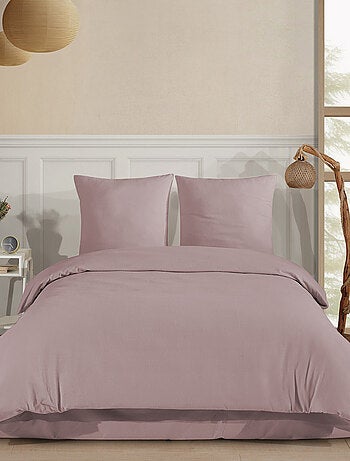 Set letto matrimoniale +2 federe 65x65 cm flanella di cotone