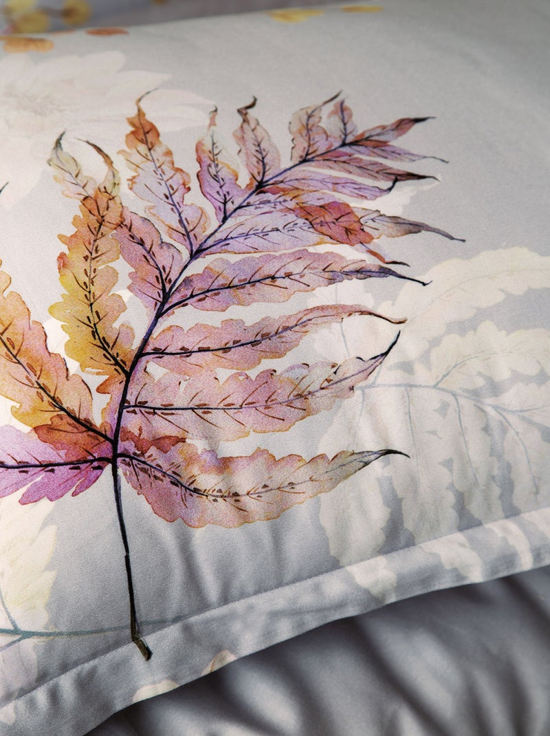 Set letto matrimoniale 240x220 cm+2 federe 63x63 cm in raso di cotone Multicolore - Kiabi