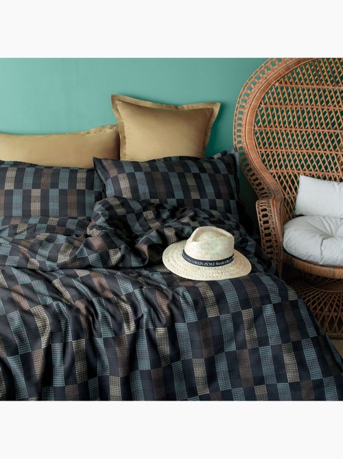 Set letto matrimoniale 240x220 cm+2 federe 63x63 cm in raso di cotone - Kiabi