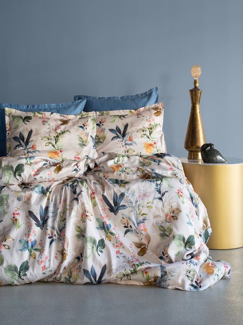 Set letto matrimoniale 240x220 cm+2 federe 63x63 cm in raso di cotone - Kiabi