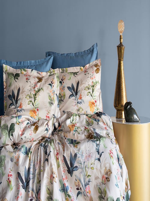 Set letto matrimoniale 240x220 cm+2 federe 63x63 cm in raso di cotone - Kiabi