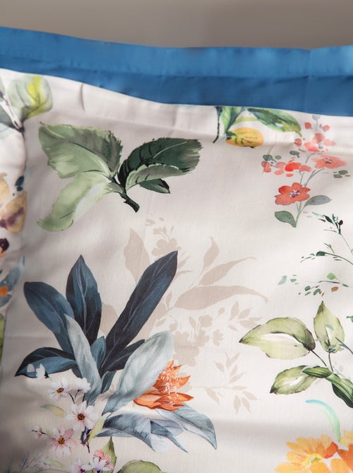 Set letto matrimoniale 240x220 cm+2 federe 63x63 cm in raso di cotone - Kiabi