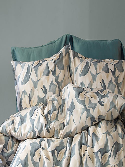 Set letto matrimoniale 240x220 cm+2 federe 63x63 cm in raso di cotone - Kiabi