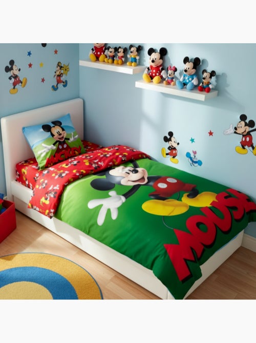 Set Letto Mickey Disney, 100% Cotone Oeko?Tex, Letto Singolo, MOUSE - Kiabi Set Letto Mickey Disney, 100% Cotone Oeko?Tex, Letto Singolo, MOUSE - Kiabi