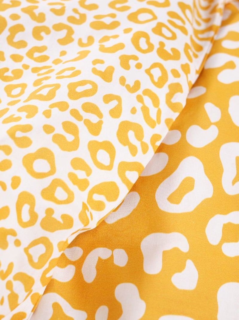 Set letto singolo 2 pezzi copripiumino + federa Giallo - Kiabi