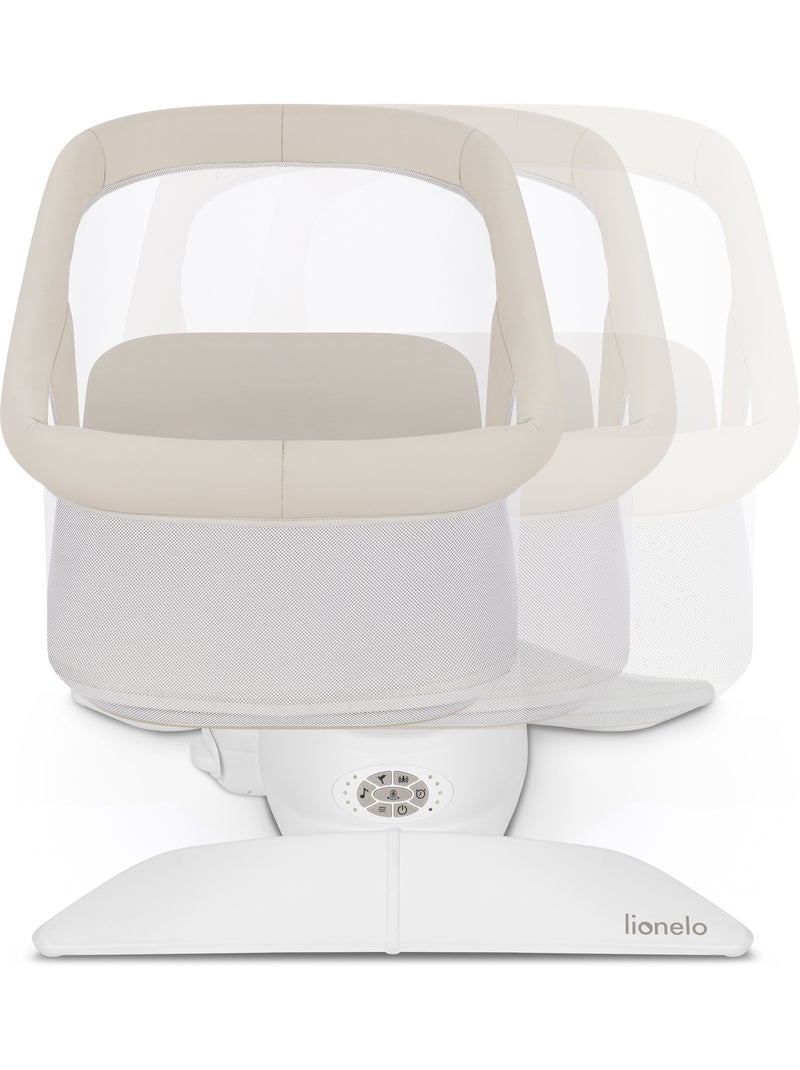 Set LIONELO Vivi con dondolo e culla elettrica a 360° - 12 melodie - 3 modalità - Telecomando Beige - Kiabi