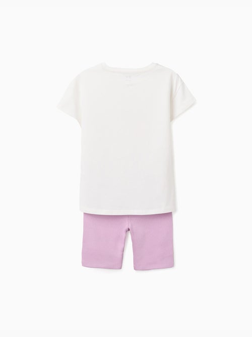 Set maglietta e leggings corti in cotone - Kiabi