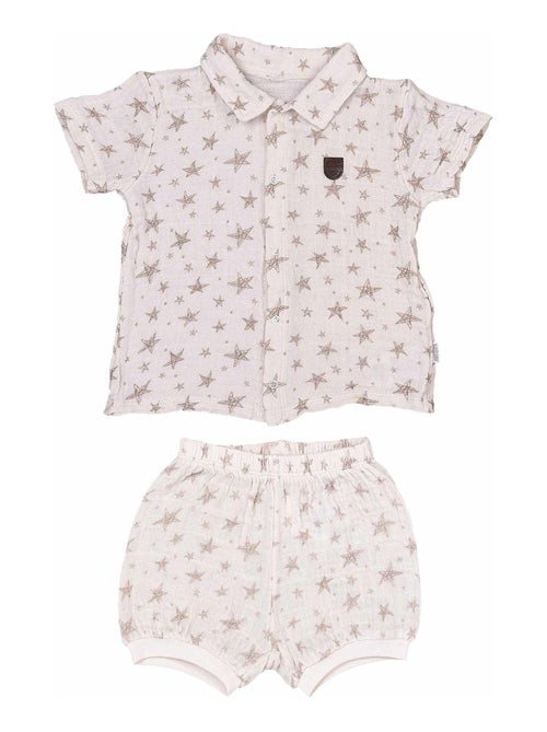 Set maglietta e pantaloncini in cotone biologico | Kitikate - Kiabi