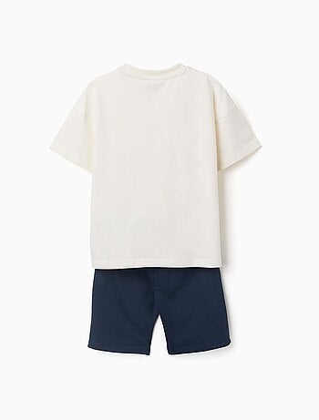 Set Maglietta e Pantaloncini in cotone con stampa pikachu