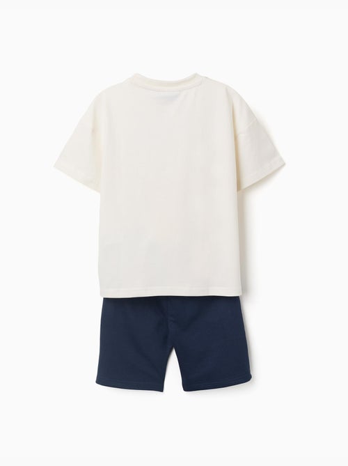 Set Maglietta e Pantaloncini in cotone con stampa pikachu - Kiabi