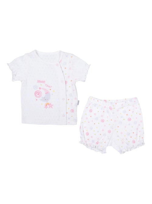 Set maglietta e pantaloncini per bambini in cotone biologico | kitikate | kitikate - Kiabi Set maglietta e pantaloncini per bambini in cotone biologico | kitikate | kitikate - Kiabi