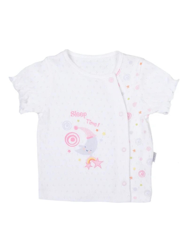 Set maglietta e pantaloncini per bambini in cotone biologico | kitikate | kitikate Rosa - Kiabi