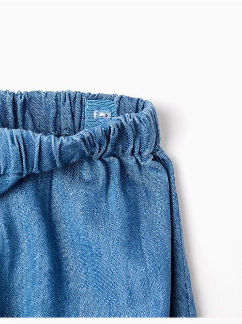 Set maglietta in cotone e pantaloncini in denim - Kiabi