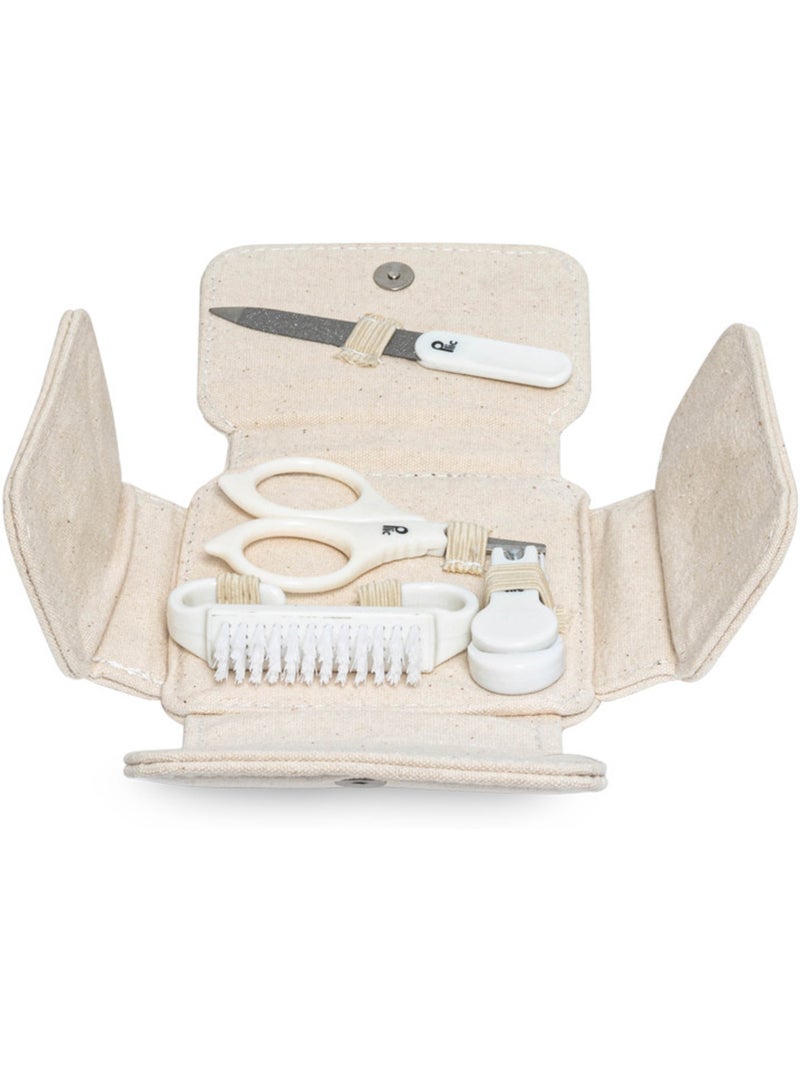 Set manicure bebè 5 accessori astuccio Beige - Kiabi