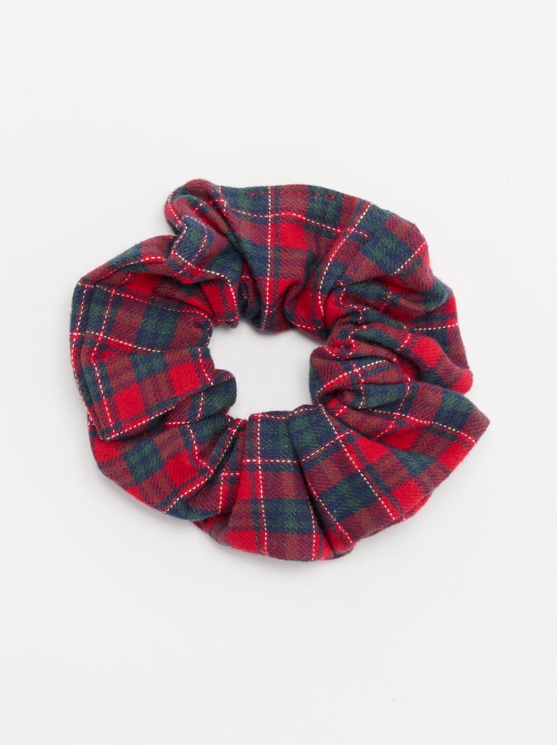 Set mascherina da notte + scrunchie + fascia Rosso - Kiabi