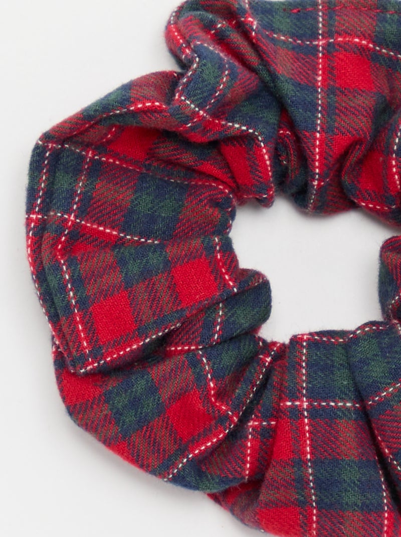 Set mascherina da notte + scrunchie + fascia Rosso - Kiabi