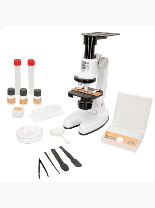 Set microscopio giocattolo con luce led e supporto per cellulare smart theory - Kiabi