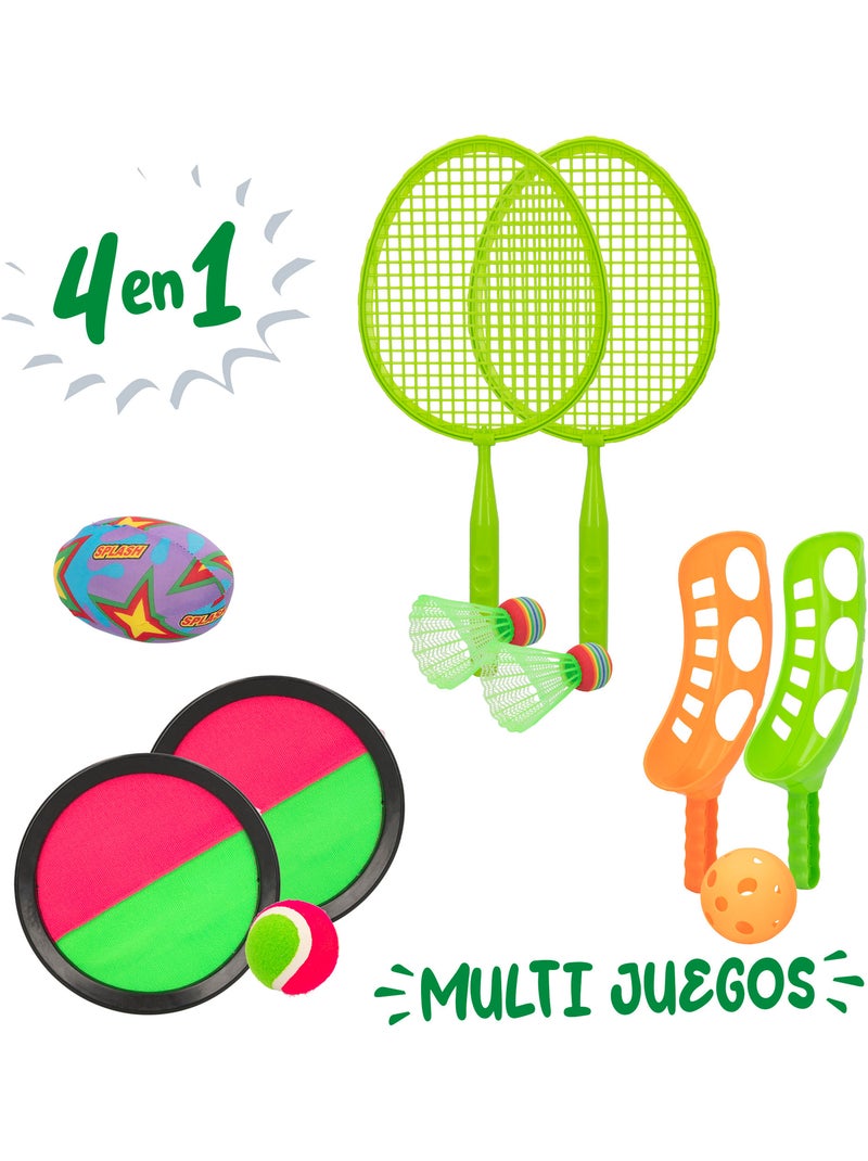 Set multigioco da esterno 4 in 1 cb sports N/D - Kiabi