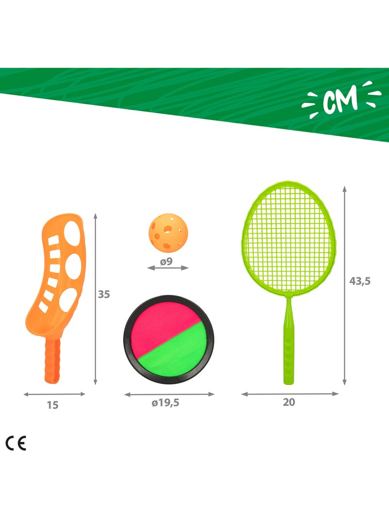 Set multigioco da esterno 4 in 1 cb sports N/D - Kiabi