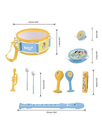 set musicale Bluey 7 pezzi