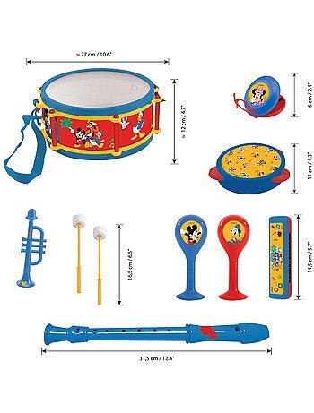set musicale Mickey 7 pezzi