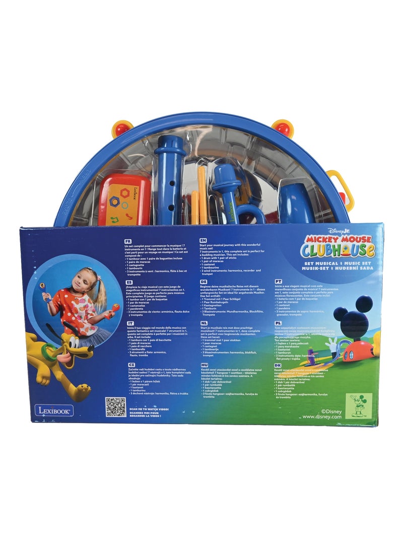 set musicale Mickey 7 pezzi Blu - Kiabi