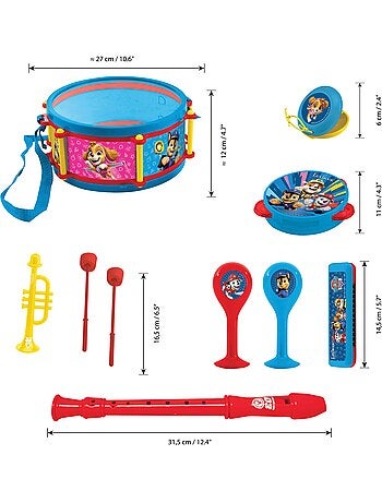 set musicale Paw Patrol 7 pezzi