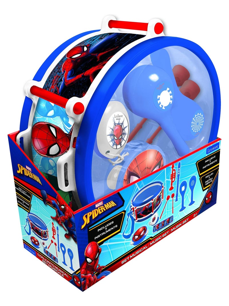 set musicale SpiderMan 7 pezzi Blu - Kiabi
