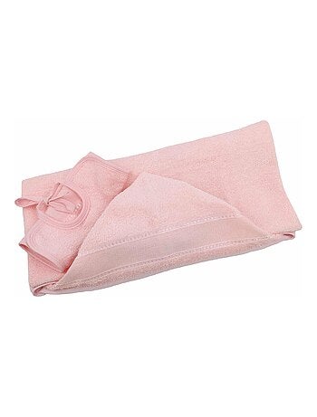 Set nascita con bavaglino e mantellina da ricamare QUEIDA