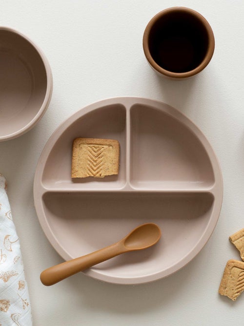 Set pappa con ventosa in silicone per bebè - Kiabi