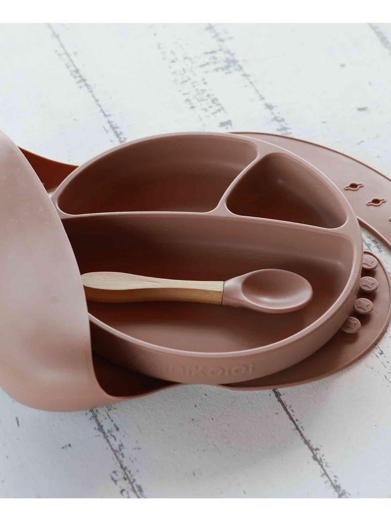 Set pappa per bambini in silicone | minikoioi | minikoioi Marrone caramello - Kiabi
