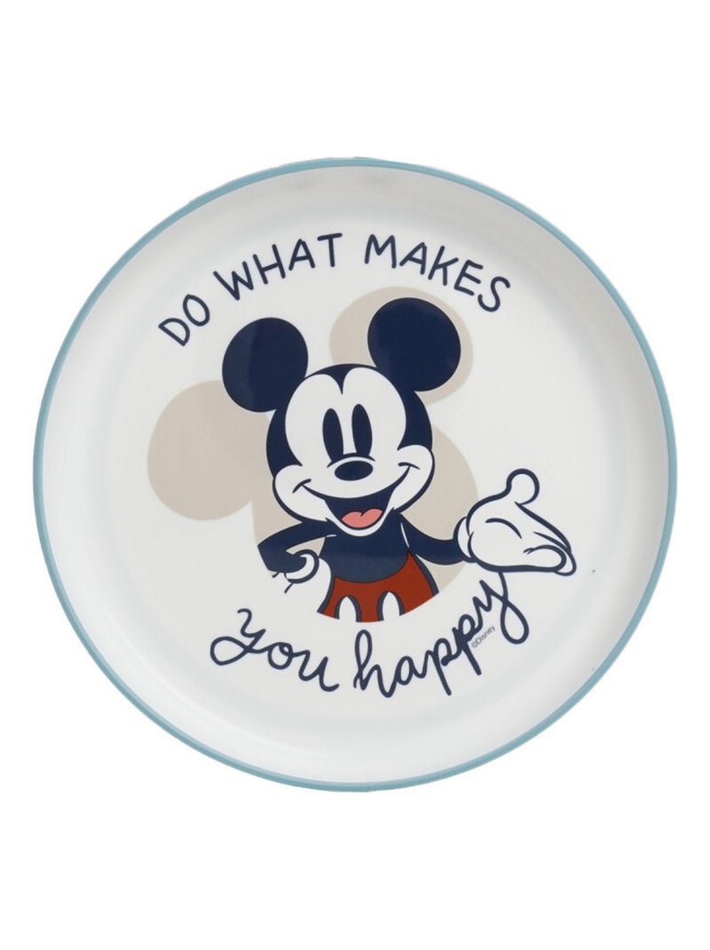 Set pasti microonde Mickey Mouse Thermobaby 3 pezzi piatto ciotola tazza Blu - Kiabi