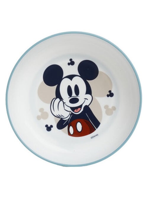 Set pasti microonde Mickey Mouse Thermobaby 3 pezzi piatto ciotola tazza - Kiabi Set pasti microonde Mickey Mouse Thermobaby 3 pezzi piatto ciotola tazza - Kiabi