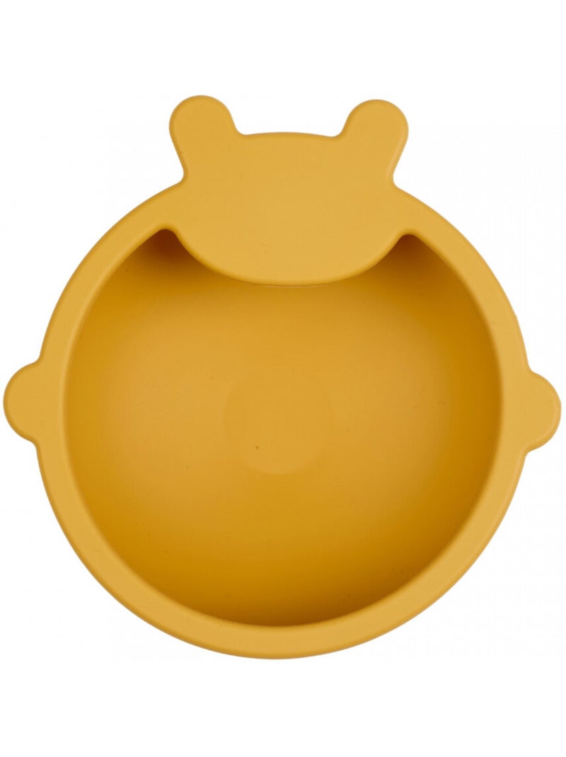 Set pasto in silicone Thermobaby con piatto a ventosa + bavaglino Giallo - Kiabi