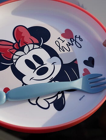 Set pasto microonde Minnie 3 pezzi Thermobaby ciotola piatto tazza