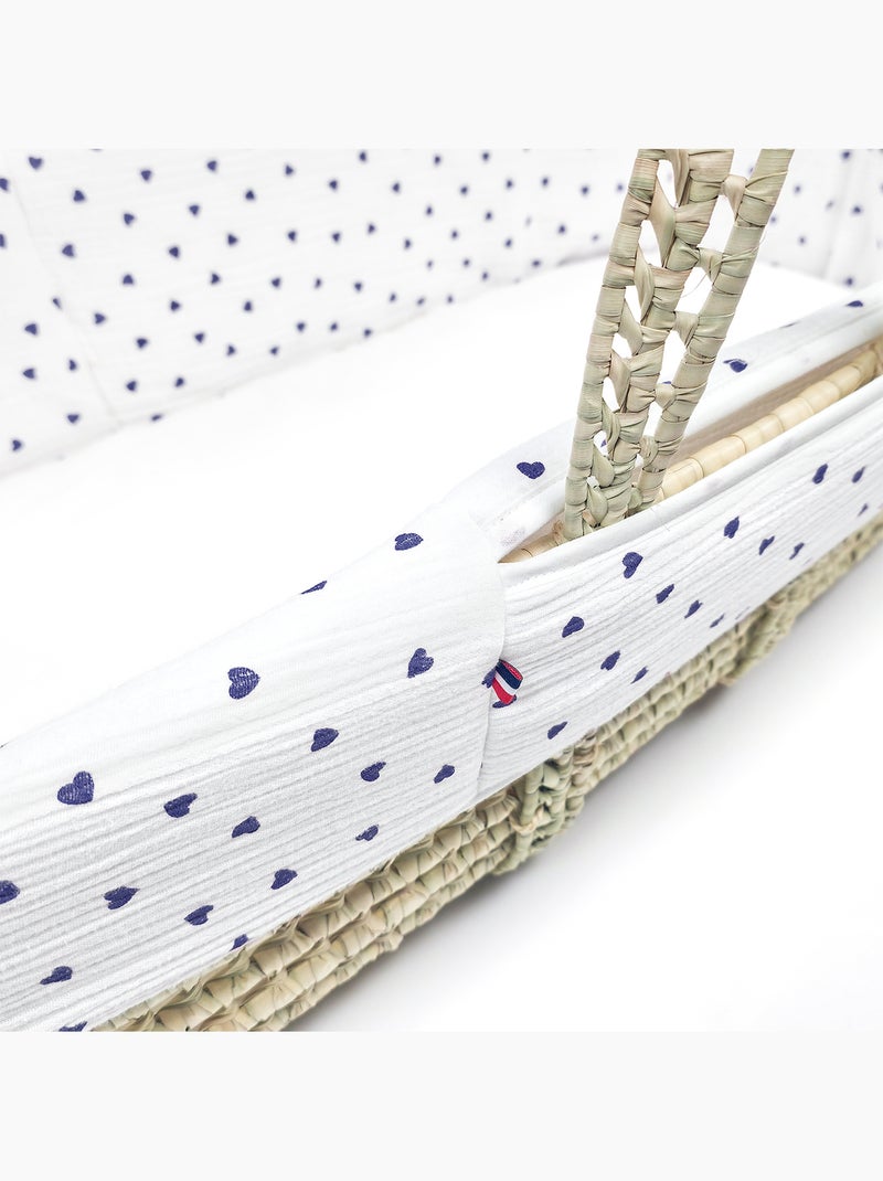 Set per culla in mussola di cotone per neonato | SEVIRA KIDS Blu - Kiabi