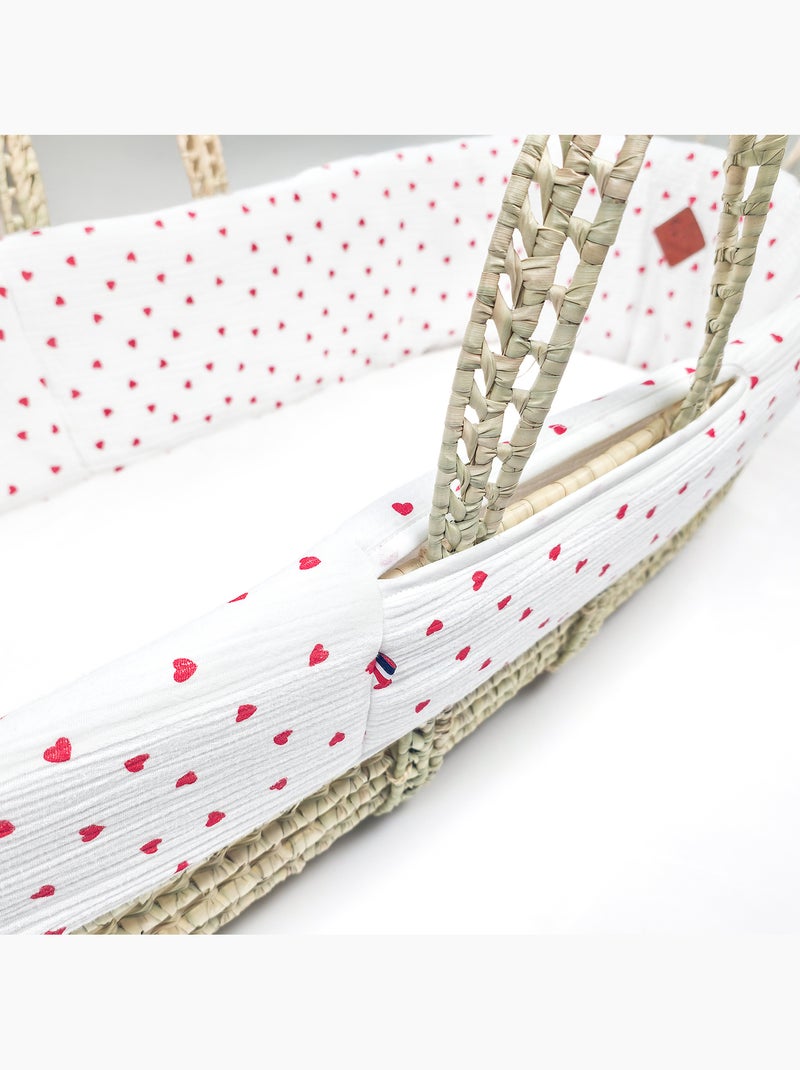 Set per culla in mussola di cotone per neonato | SEVIRA KIDS Rosso - Kiabi